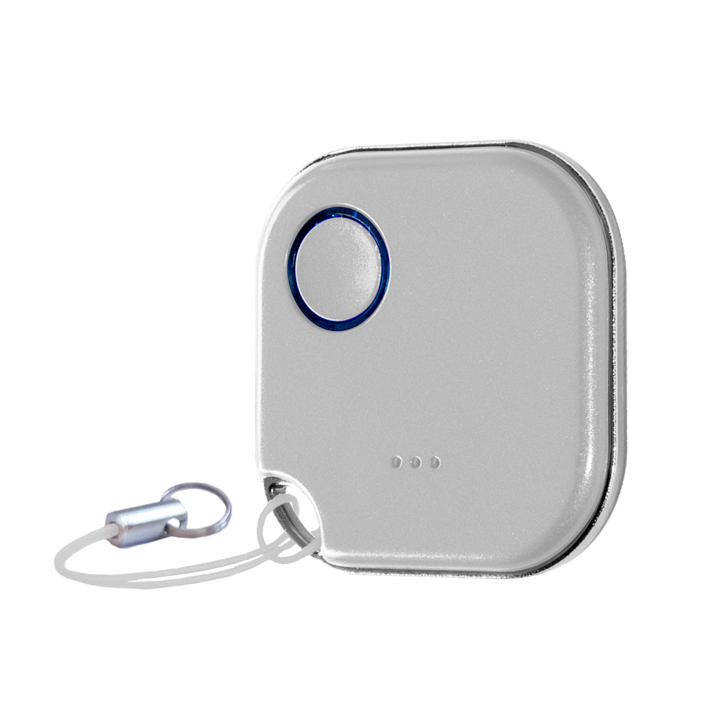 Shelly Blu Button1 White